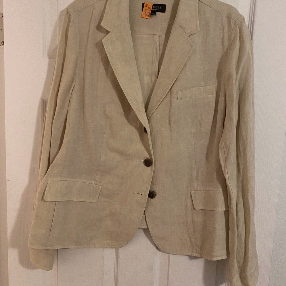Linen pants suit